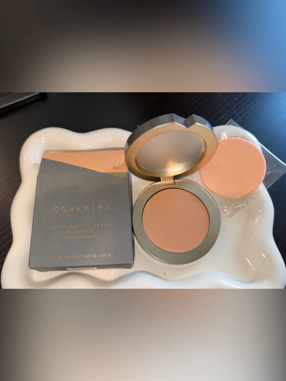 NIB COVER FX Total Cover Cream Foundation - Shade M2 Medium Neutral Undertones